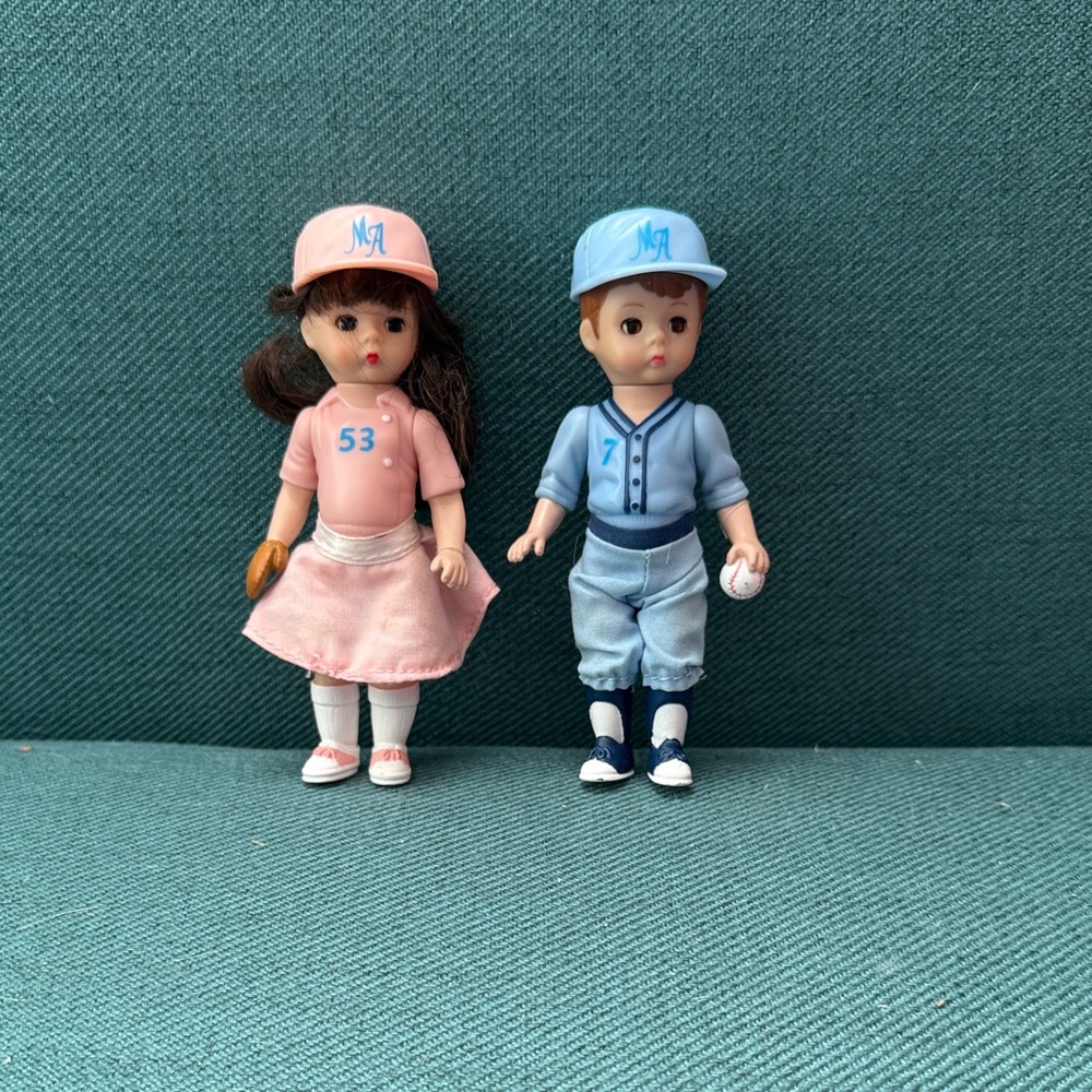 Madame Alexander Baseball Themed Mini Dolls